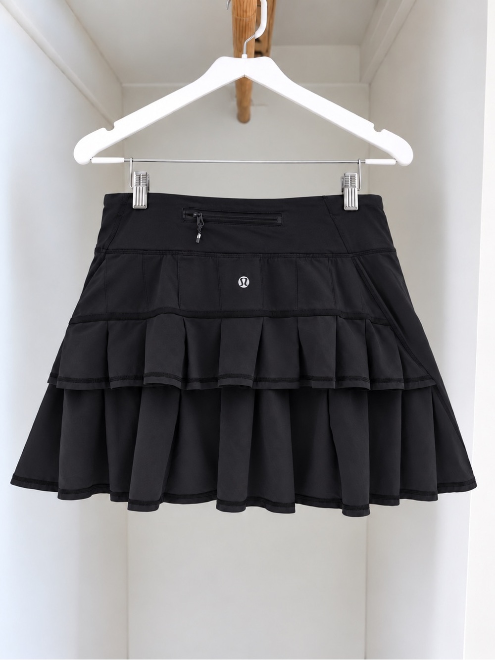 lululemon athletica Black Circle Skirt with Built-In Shorts